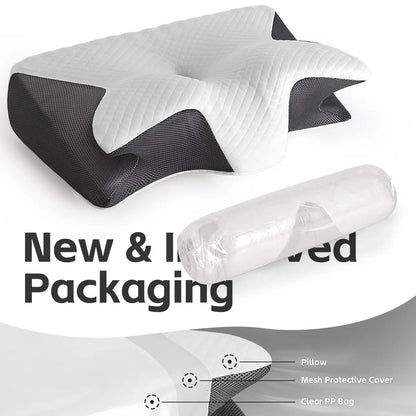 Memory foam soft neck pillow, 1 piece, comfortable neck support pillow